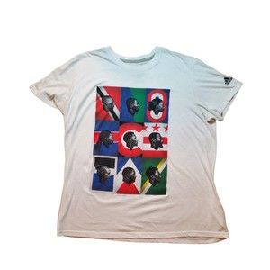 Adidas Men's Athlete Shirt White Xl